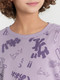 Миниатюра изображения товара Футболка детская Mark Formelle 113384 (р.116-60, текст на лаванде)