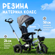 Миниатюра изображения товара Трехколесный велосипед с ручкой NINO 6688 (серый)