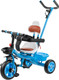 Миниатюра изображения товара Трехколесный велосипед с ручкой NINO K98 (синий)