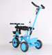 Миниатюра изображения товара Трехколесный велосипед с ручкой NINO K98 (синий)