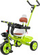 Миниатюра изображения товара Трехколесный велосипед с ручкой NINO K98 (зеленый)