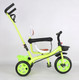 Миниатюра изображения товара Трехколесный велосипед с ручкой NINO K98 (зеленый)
