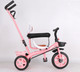 Миниатюра изображения товара Трехколесный велосипед с ручкой NINO K98 (розовый)