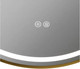 Миниатюра изображения товара Зеркало Teymi Lina Supernova Gold D80 / T20123