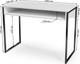 Миниатюра изображения товара Письменный стол Soma СПМ-4 Metal 100x50 (белый/черный)