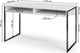 Миниатюра изображения товара Письменный стол Soma СПМ-4 Metal 135x66 (белый/черный)