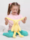 Миниатюра изображения товара Мягкая игрушка Fluffy Family Зайка Радуга / 682335 (желтый)