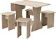 Миниатюра изображения товара Обеденная группа Артём-Мебель Остин СН-130 ДСП  (дуб экспрессив песочный)