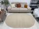 Миниатюра изображения товара Ковер Radjab Carpet Сканди Сизаль Овал 10935A / 12186RK (1.6x2.3, Beige C/Beige C)