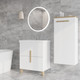 Миниатюра изображения товара Тумба под умывальник Viant Мюнхен Como 80 / VMUN80COBEL-T2Y (белый)
