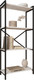 Миниатюра изображения товара Стеллаж Allerd Rion 67.5x150 / 1040210200 (черный муар/энигма)
