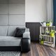 Миниатюра изображения товара Экран для радиатора Стильный Дом De Luxe реечный 120х60см (черный)