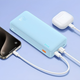 Миниатюра изображения товара Портативное зарядное устройство Baseus Airpow 10000mAh / P10022801313-00 (голубой)