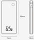 Миниатюра изображения товара Портативное зарядное устройство Baseus Airpow Lite 10000mAh / P10067501213-00 (белый)