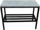 Миниатюра изображения товара Полка для обуви Allerd 1 Rion 43x60 / 1050210500 (черный муар/бетон)