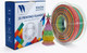 Миниатюра изображения товара Пластик для 3D-печати NV Print NV-3D-PLA-RAINBOW-01 (1.75мм, 1кг, радужный 01)