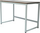 Миниатюра изображения товара Письменный стол Allerd Rion 110x55 / 2020110300 (белый муар/австралийское дерево)