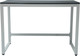 Миниатюра изображения товара Письменный стол Allerd Rion 110x55 / 2020110700 (белый муар/металл бруклин)