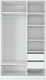 Миниатюра изображения товара Шкаф Аквилон Санти №25 (белое сияние)