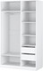 Миниатюра изображения товара Шкаф Аквилон Санти №25 (белое сияние)
