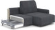 Миниатюра изображения товара Диван угловой Rivalli Уолтер УП 1000 + 1000 (Paloma Iron/полиалюминий)