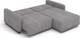 Миниатюра изображения товара Диван угловой Rivalli Уолтер УП 1000 + 1000 (Tango Pebble/черный муар)