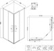 Миниатюра изображения товара Душевой уголок Niagara Nova NG-4622-34 80x80x195 (хром/рифленое стекло)
