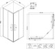 Миниатюра изображения товара Душевой уголок Niagara Nova NG-4623-34 90x90x195 (хром/рифленое стекло)