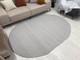 Миниатюра изображения товара Коврик Radjab Carpet Сканди Сизаль Овал 10935A / 12198RK (0.8x1.5, Grii/Grii)
