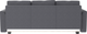 Миниатюра изображения товара Диван Mio Tesoro Садетта SB3 (Twist 20 Dk Grey)