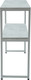 Миниатюра изображения товара Консольный столик Allerd Rion 30x75 / 2060110200 (белый муар/энигма)
