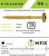 Миниатюра изображения товара Саморез MFIX Конструкционный тарельчатый по дереву 6.0х100 TORX 30 (50шт)