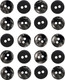 Миниатюра изображения товара Набор пуговиц Sentex P-A2027 11.5/2 (20шт, антрацит)