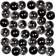 Миниатюра изображения товара Набор пуговиц Sentex P-A2027 15/2 (50шт, антрацит)