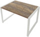 Миниатюра изображения товара Журнальный столик Allerd Rion 85x51 / 2070110300 (белый муар/австралийское дерево)