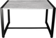 Миниатюра изображения товара Журнальный столик Allerd Rion 85x51 / 2070210500 (черный муар/бетон)