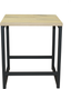 Миниатюра изображения товара Табурет Allerd Rion 38x35x43 / 3010210600 (черный муар/дуб нокс)