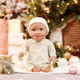 Миниатюра изображения товара Пупс с аксессуарами LullaBaby В бежевой пижаме в горошек и шапочке / LBY7215