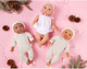 Миниатюра изображения товара Пупс с аксессуарами LullaBaby В костюмчике с розовой головной повязкой / LBY7243