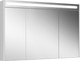 Миниатюра изображения товара Шкаф с зеркалом для ванной Belux Бристоль ВШ 120 (1, белый глянцевый)