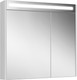 Миниатюра изображения товара Шкаф с зеркалом для ванной Belux Бристоль ВШ 85 (1, белый глянцевый)