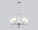 Миниатюра изображения товара Люстра Ambrella LH56001/5 СH/FR (хром/белый матовый)