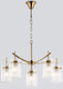 Миниатюра изображения товара Люстра Ambrella LH56031/5+1 BS/CL (латунь/прозрачный)