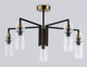 Миниатюра изображения товара Люстра Ambrella LH56113/5 BK/BS/CL (черный/латунь/прозрачный)