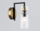 Миниатюра изображения товара Бра Ambrella LH56119 BK/BS/CL (черный/латунь/прозрачный)