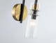Миниатюра изображения товара Бра Ambrella LH56119 BK/BS/CL (черный/латунь/прозрачный)