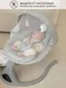 Миниатюра изображения товара Детский шезлонг Amarobaby Funny Swing / AB24-22FUN/11 (серый)