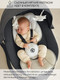 Миниатюра изображения товара Детский шезлонг Amarobaby Funny Swing / AB24-22FUN/09 (черный)