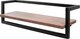 Миниатюра изображения товара Полка Allerd 60 Rion 60x18 / 4090210300 (черный муар/австралийское дерево)