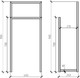 Миниатюра изображения товара Вешалка для одежды Allerd 90 Rion 90x45 / 1060200000 (черный муар)
